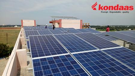 Sree Sakthi Engineering College- On-Grid Solar Plant Installation by Kondaas