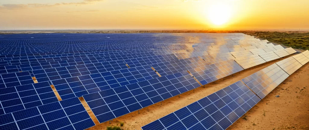 The Thar Desert solar energy
