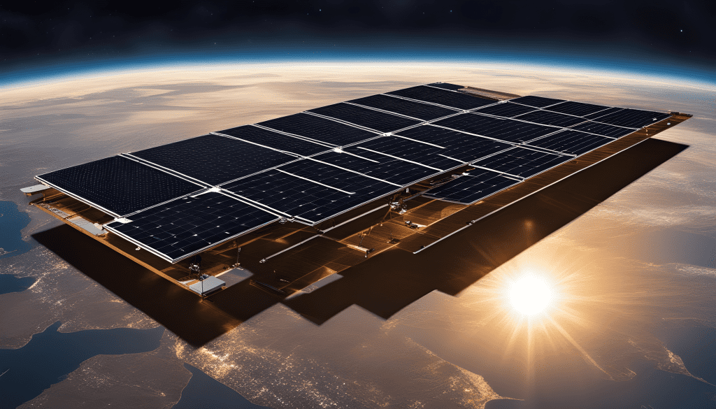 Solar energy in space